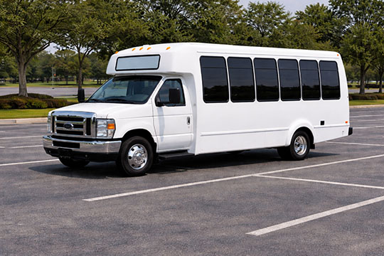 20-passenger minibus available for charter in Rialto, CA