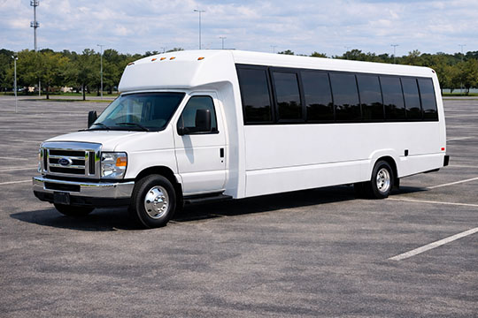 25-passenger minibus available for charter in Rialto, CA